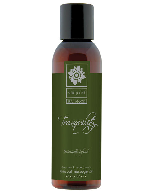 Sliquid Sliquid Organics Massage Oil - 4.2 oz Tranquility