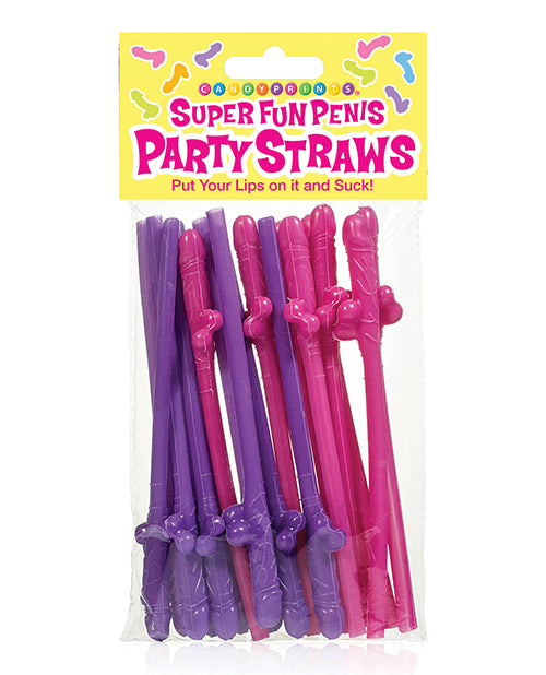 Candy Prints Super Fun Penis Party Straws - Image 2