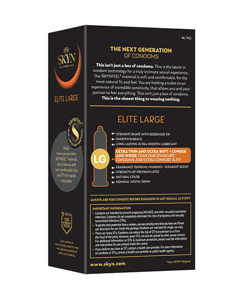 Lifestyles Lifestyles SKYN Elite Large Condoms - Box of 12 - Image 2