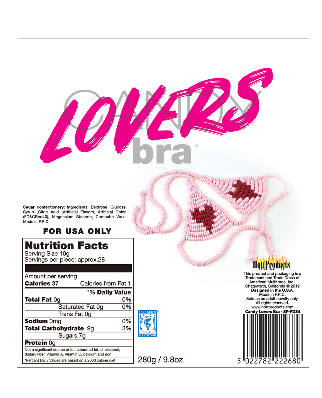 Hott Products Lover's Candy Heart Bra - Image 4