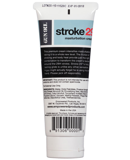 Stroke 29 Stroke 29 Masturbation Cream - 6.7 oz Tube - Image 4