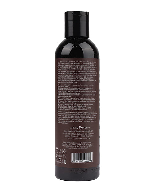 Earthly Body Massage & Body Oil - 8 oz Kashmir Musk