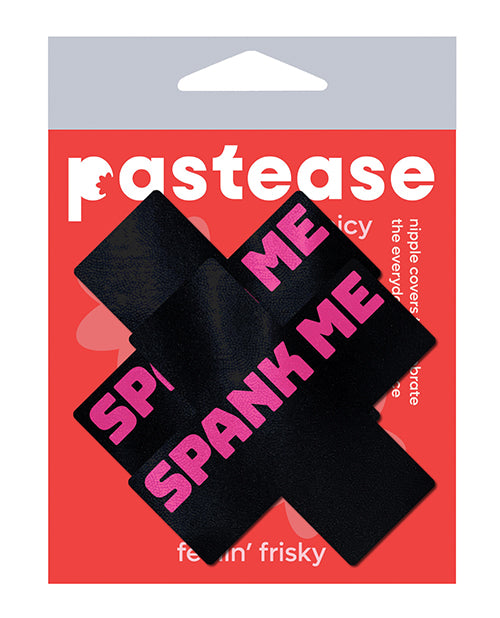 Pastease Spank Me Plus - Black/Pink O/S