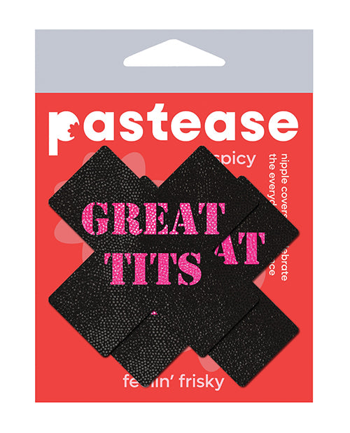 Pastease Great Tits Cross - Black/Pink O/S