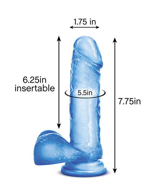 Blush B Yours Sweet n Hard 2 w/Suction Cup - Blue