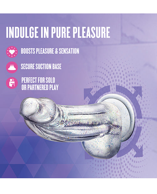 Blush Naturally Yours Bling - Sparkling Clear Dildo