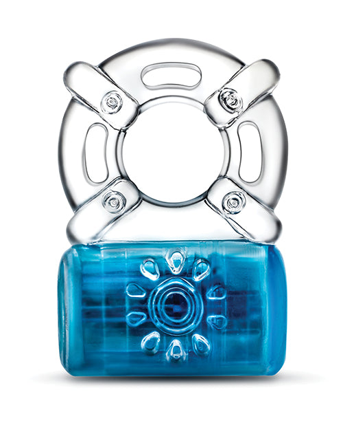 Blush Play With Me Pleaser Rechargeable C Ring - Blue