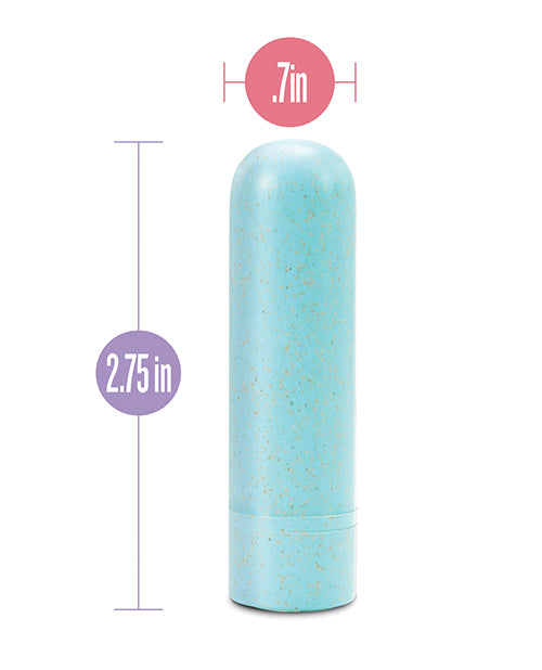 Blush Gaia Eco Rechargeable Bullet - Aqua