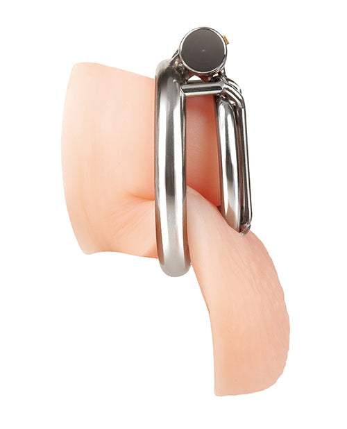 Stainless Steel Inverted Micro Jail Time Chastity Cage