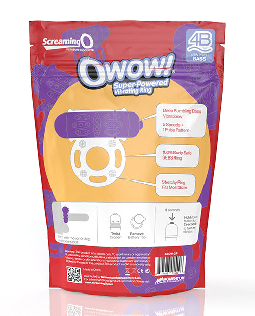 Screaming O Screaming O 4B OWow - Grape - Image 4
