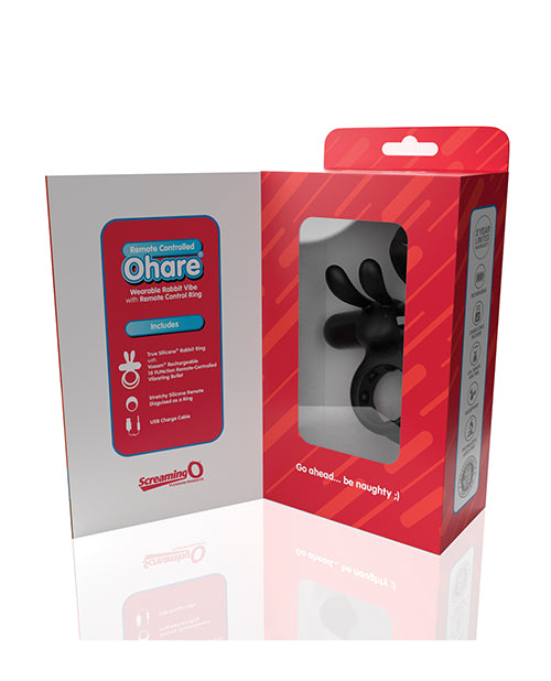 Screaming O Screaming O Ohare Remote Controlled Vibrating Ring - Black - Image 3