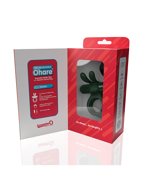 Screaming O Screaming O Ohare Remote Controlled Vibrating Ring - Green - Image 3
