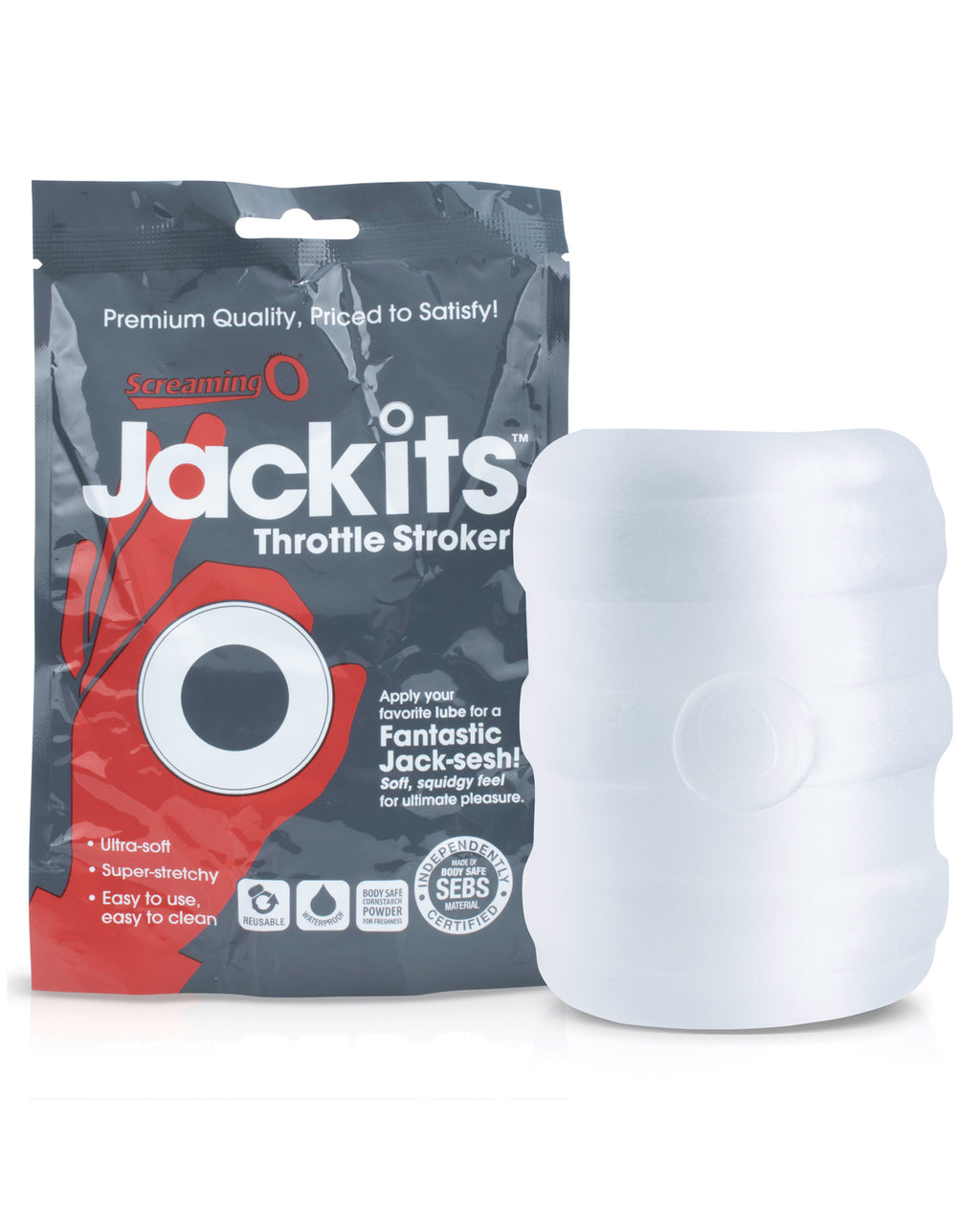Screaming O Screaming O Jackits Throttle Stroker - Clear - Image 10