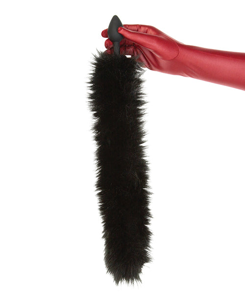 Punishment Fox Tail Plug - Black