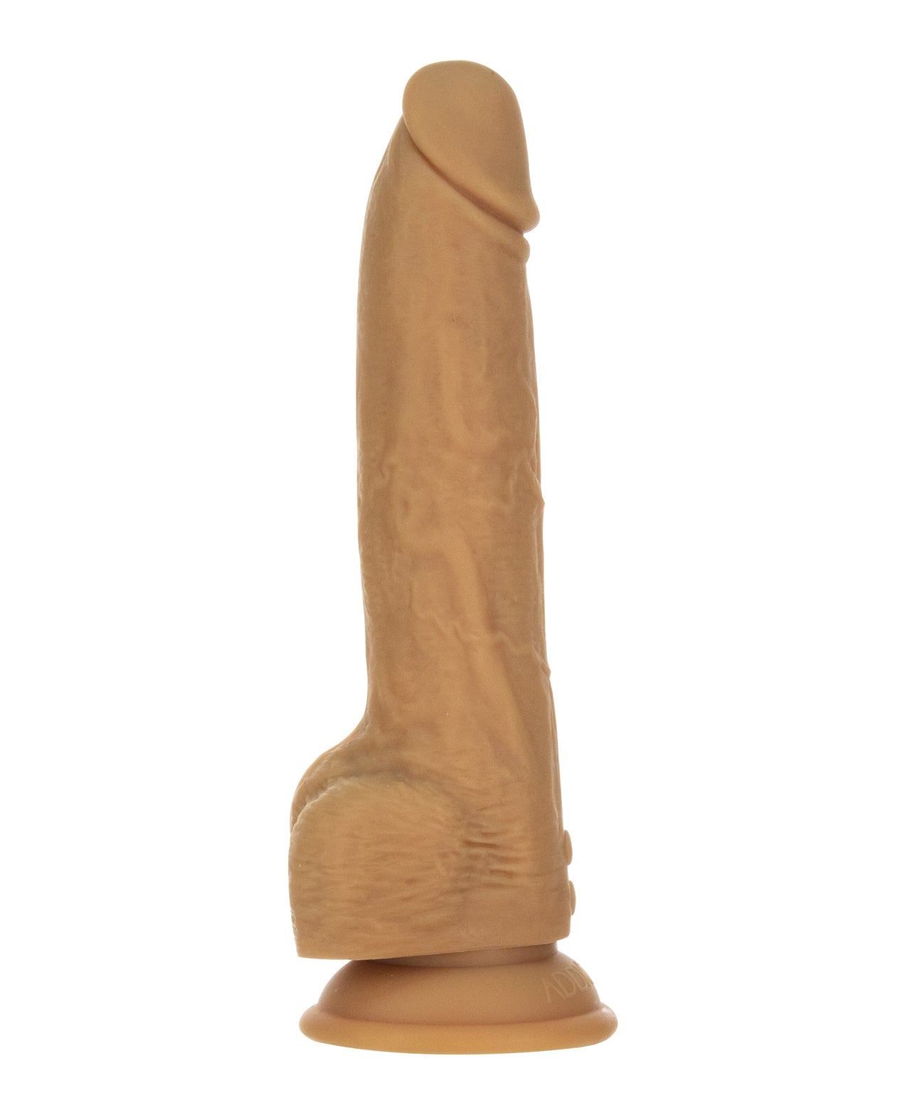 Naked Addiction 9" Thrusting Dong w/Remote - Caramel