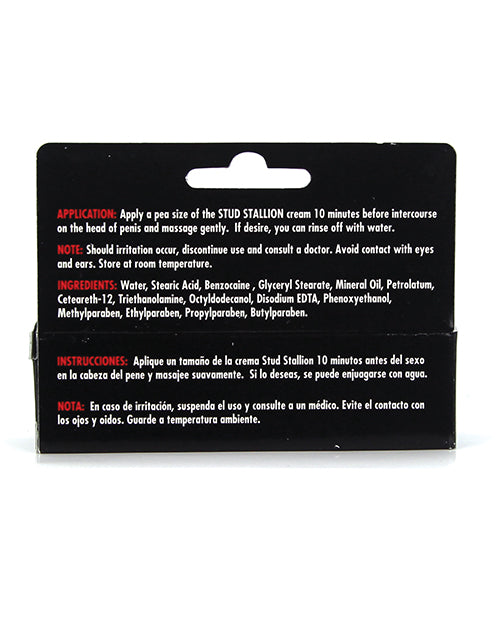 Stud Stallion Stud Stallion Prolong Cream for Men - .05 oz Tube
