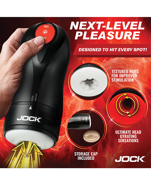 Curve Toys Jock Gyroblast Gyrating, Sucking, & Vibrating Masturbator