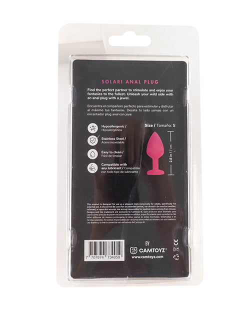 Camtoyz Solari Anal Plug - Rainbow