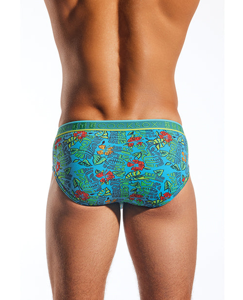 Cocksox Contour Pouch Sports Brief - Multi-Color Tiki MD