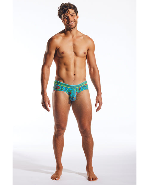 Cocksox Contour Pouch Sports Brief - Multi-Color Tiki MD