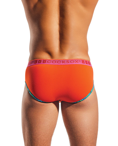 Cocksox Contour Pouch Sports Brief - Sunset Orange LG