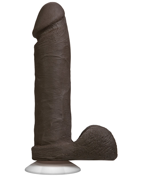 Realistic 8" ULTRASKYN Cock w/Balls - Brown