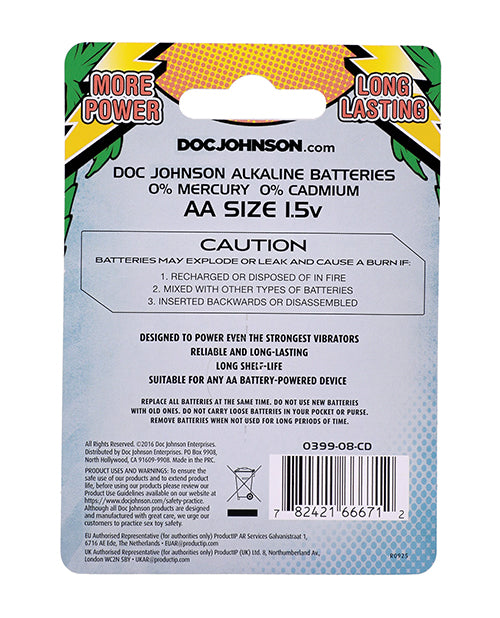 Doc Johnson Alkaline Batteries - AA 4 Pack