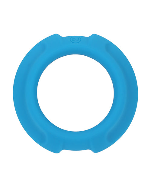 OptiMale FlexiSteel Cock Ring - 43 mm Blue