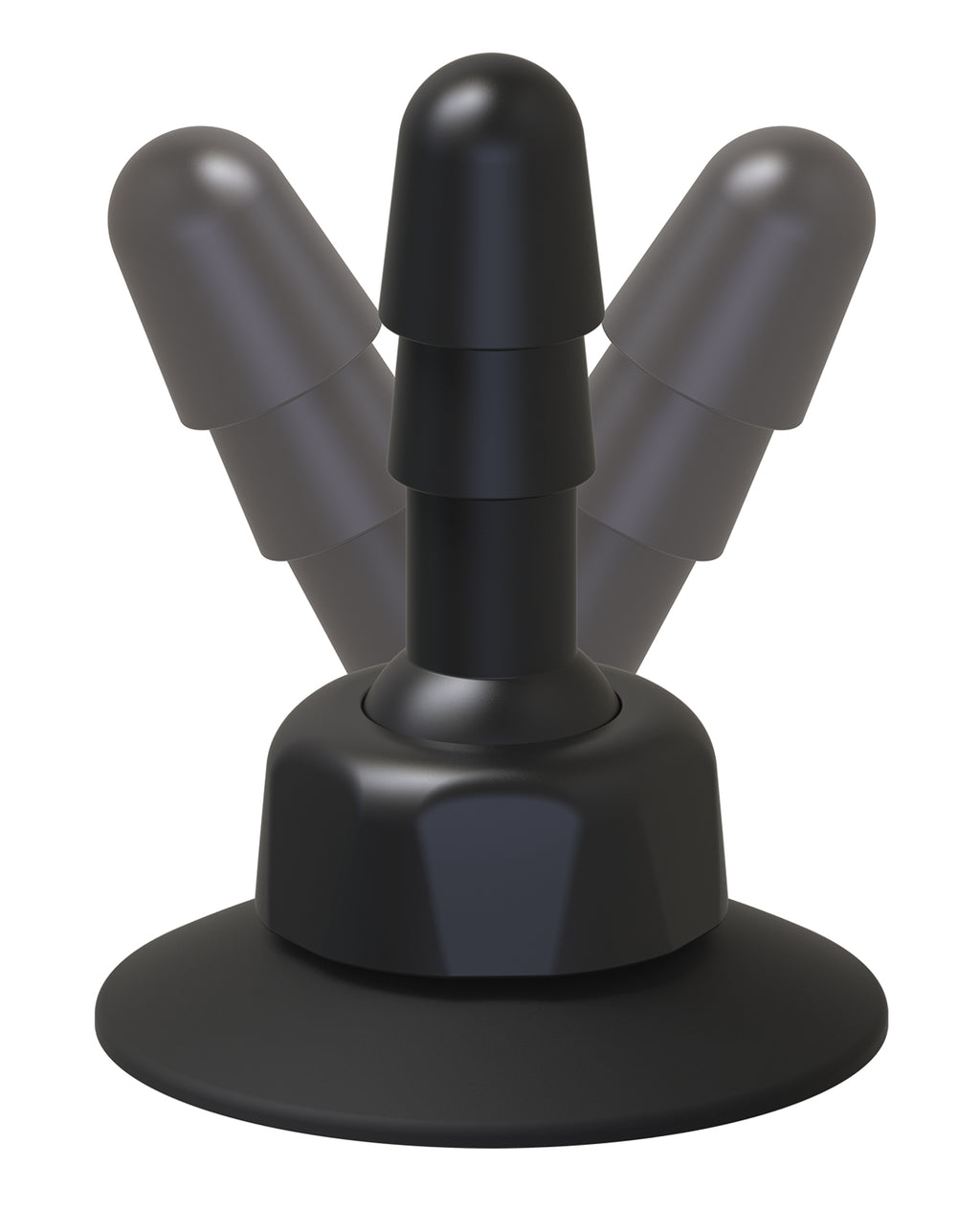 Vac-U-lock Vac-U-Lock Vibrating Dual Density ULTRASKYN Set w/Wireless Remote - Chocolate - Image 9