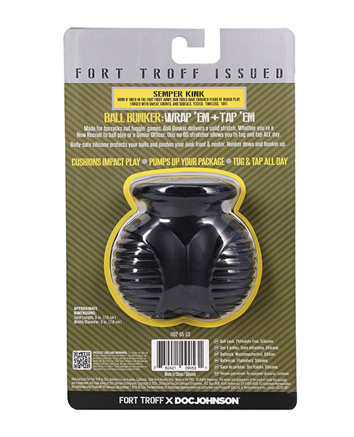 Fort Troff Ball Bunker Silicone Ball Stretcher - Black