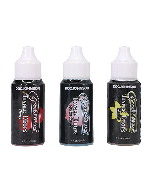GoodHead Tingle Drops Kit - Sweet Cherry/Cotton Candy/French Vanilla