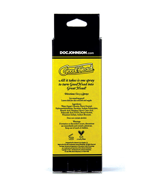 GoodHead Juicy Head Cocktails Dry Mouth Spray - Lemon Drop