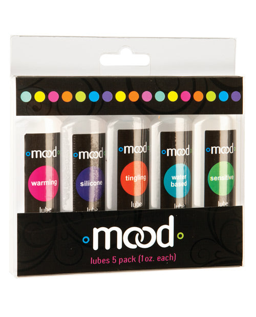 Mood Mood Lube Kit - 1 oz Asst. Pack of 5 - Image 2