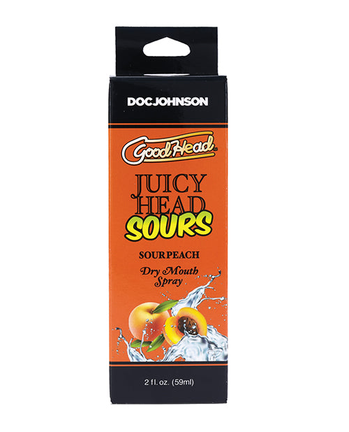 GoodHead Juicy Head Dry Mouth Spray - 2 oz Sour Peach