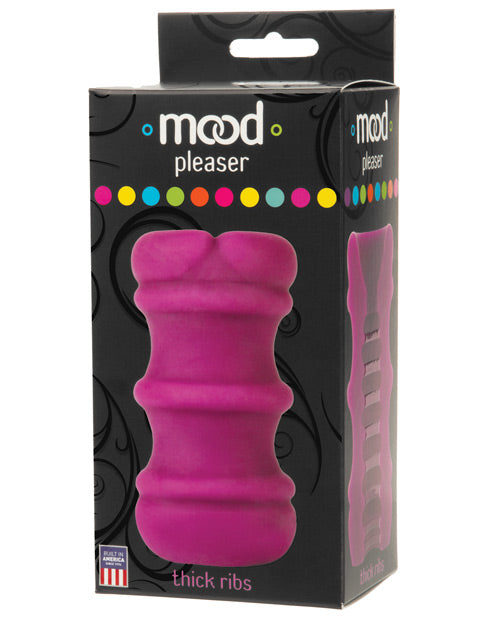 Mood Mood ULTRASKYN Thick Ribbed Stroker - Purple - Image 4