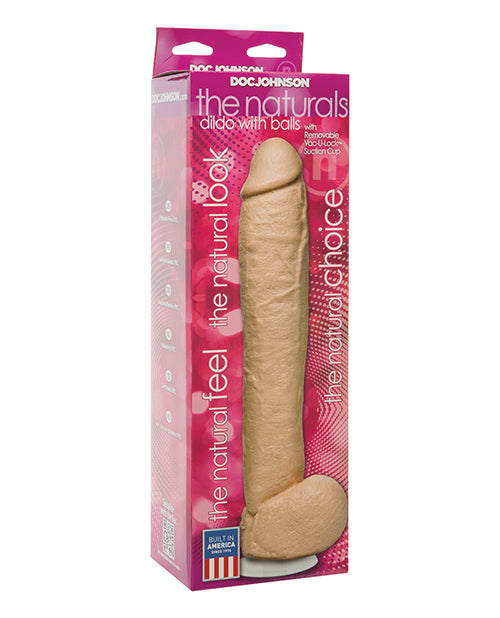 The Naturals 12" Cock w/Balls