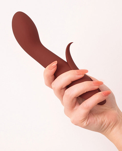NUDE Sierra Rechargeable G-Spot Duo Vibrator - Peach