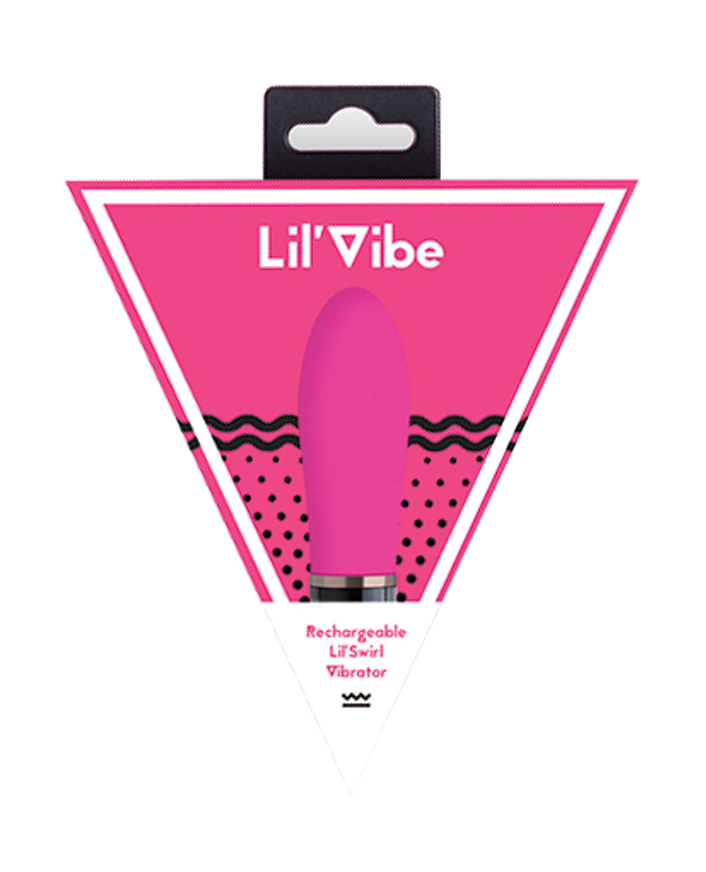 Lil' Vibe Swirl Rechargeable Vibrator - Pink