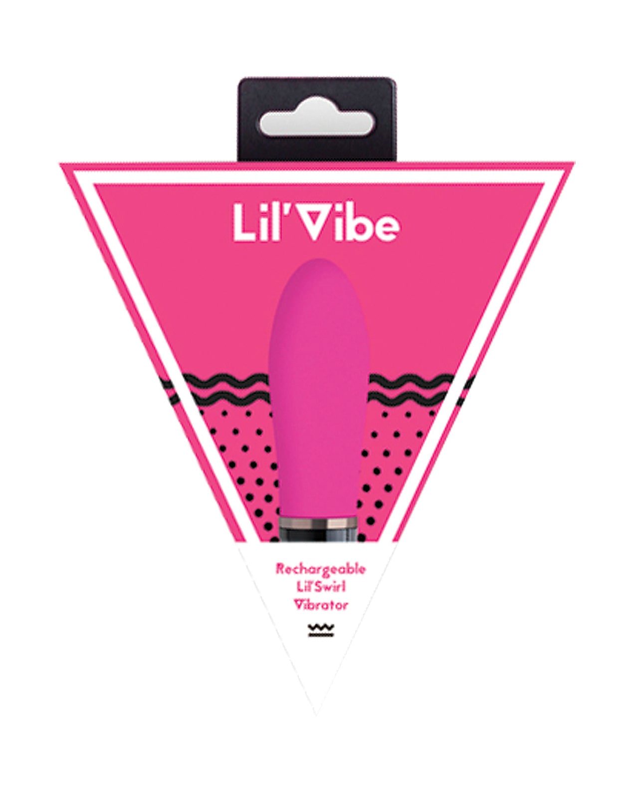 Lil' Vibe Swirl Rechargeable Vibrator - Pink