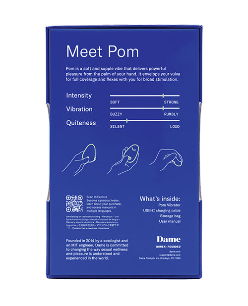 Dame Pom Flexible Vibrator - Ice