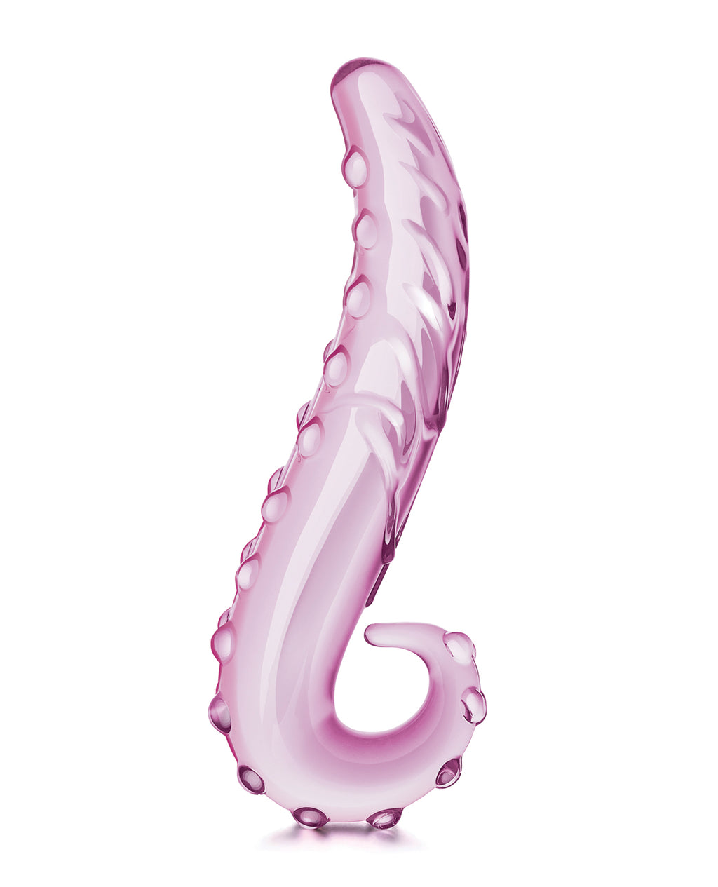Glas Glas 6" Lick-it Glass Dildo - Pink - Image 11