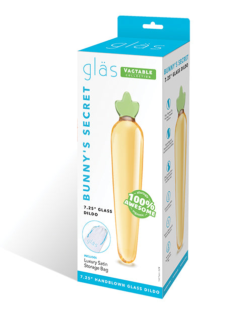 Glas 7.25" Dildo Bunny's Secret