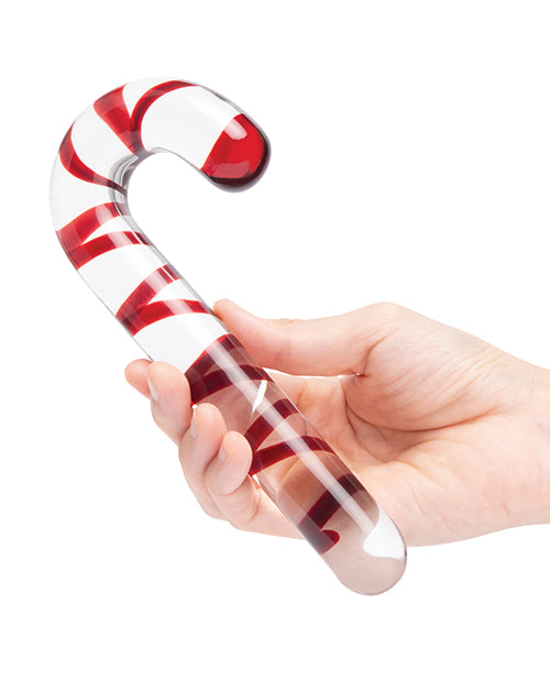 Glas 7.5" Dildo Candy Cane Dream