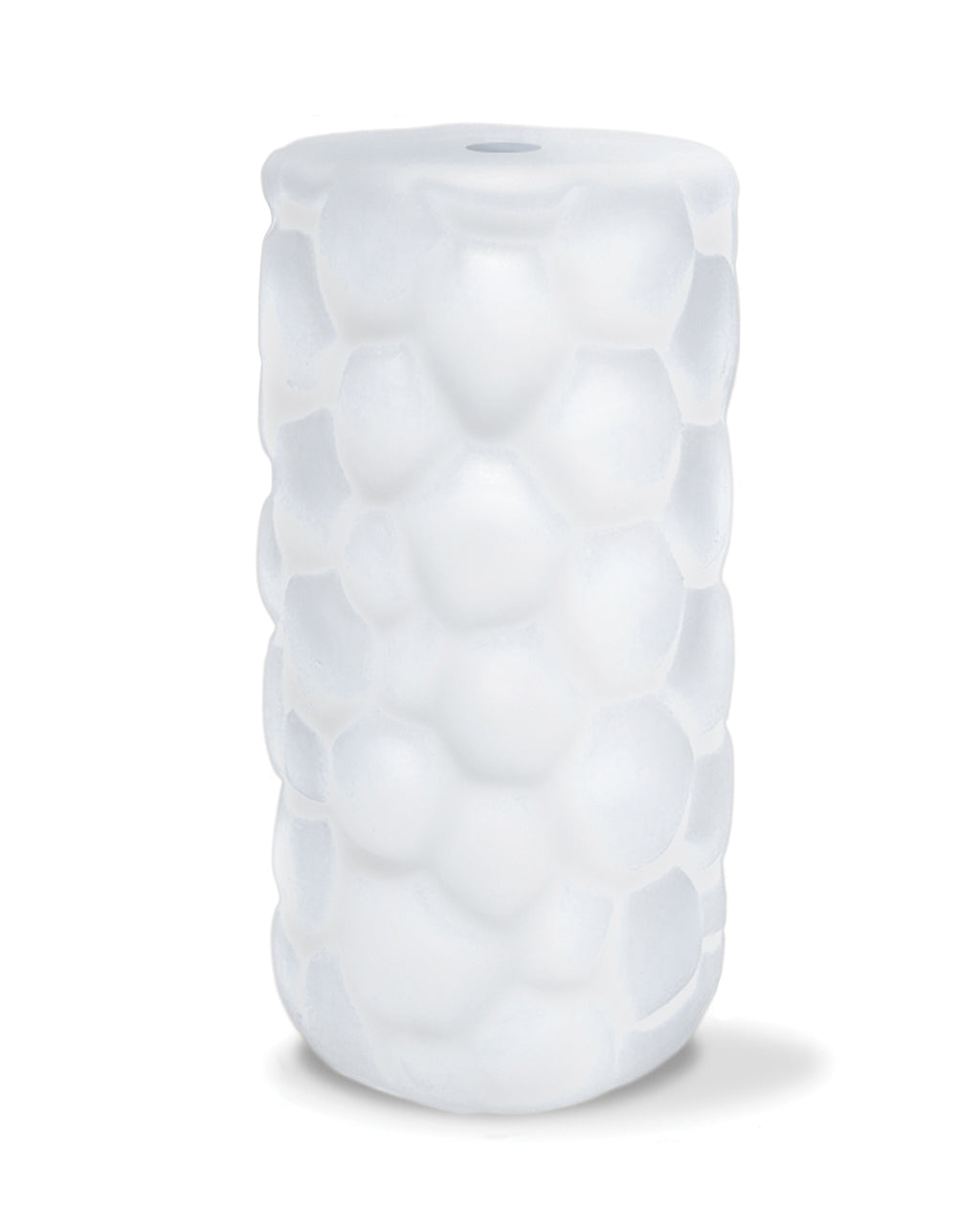Pleasure Package Pleasure Package Use w/Caution Tight Textured Stroker - White - Image 6