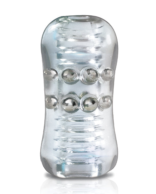 MSTR B8 MSTR B8 Head Banger Beaded Clear-View Stroker - Clear - Image 2