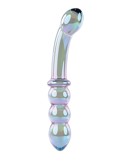 Gender X Gender X Lustrous Galaxy Wand Dual Ended Glass Massager - Green - Image 13