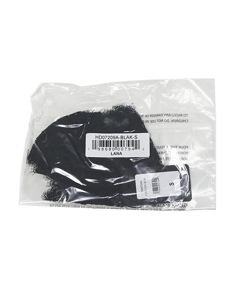 Lana Sheer Lace V-Thong - Black 3X/4X