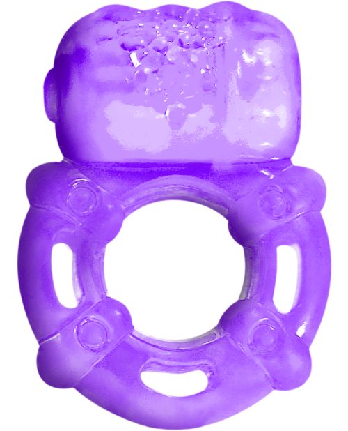 Orgasmix Super Stud Orgasmix Ring Pleasure Ring 3 Speed - Purple - Image 6