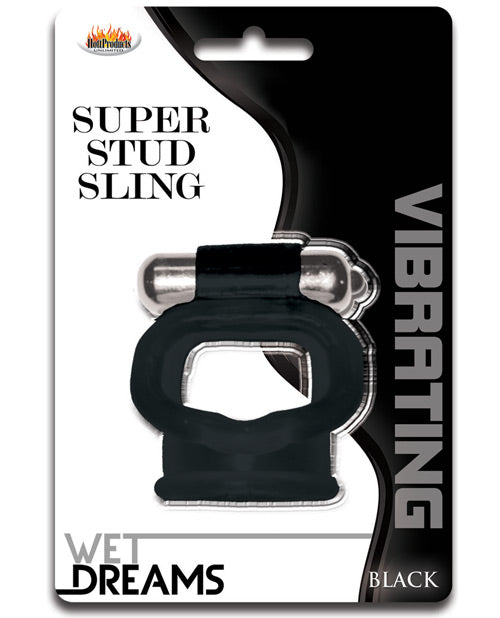 Wet Dreams Wet Dreams Super Stud Sling - Black - Image 2