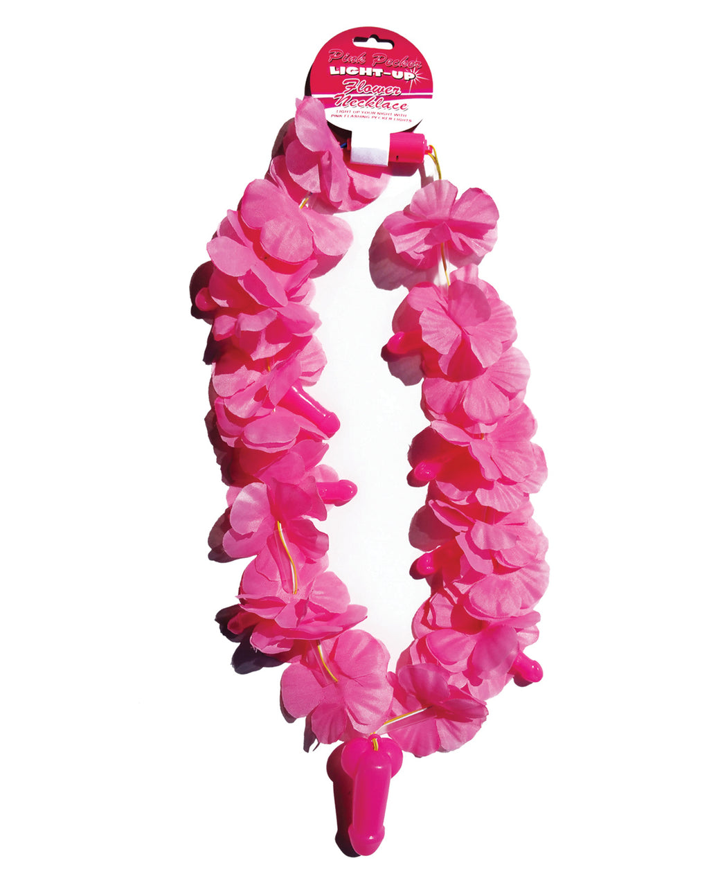 Hott Products Light Up Flower Pecker Necklace - Pink - Image 2